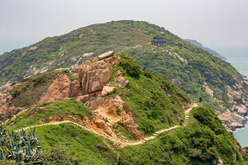 Fototapeta na wymiar Nature landscape of the Luoshan Nature Trail