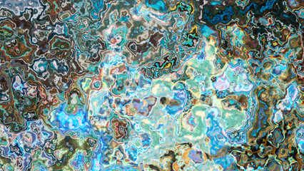 Obraz na płótnie Canvas Abstract multicolored glowing liquid, marble background