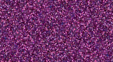 Purple crystallic shimmering textured empty backdrop. Glittering small pixels mosaic.