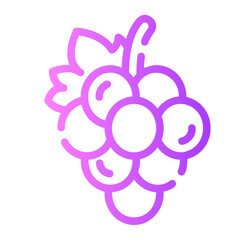 grape gradient icon