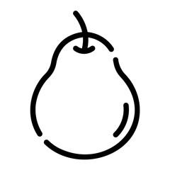 pear line icon