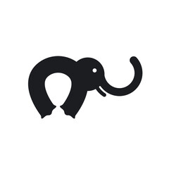 elephant icon vector concept design template