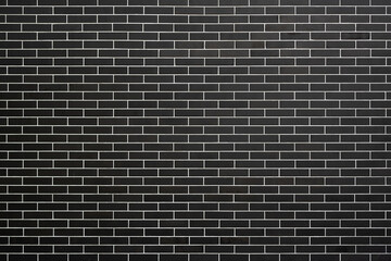 Black brick texture with white seams