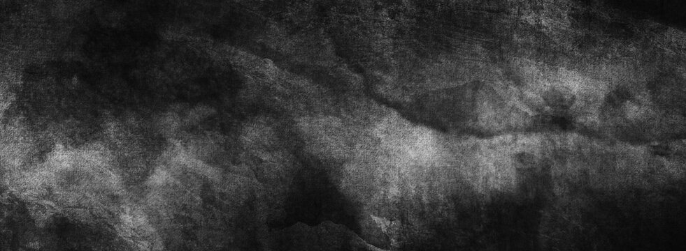 Dark Gray Distressed Grunge Texture for your design. abstract black backdrop concrete texture background banner pattern. Backdrop dark paper texture grungy background with space for text or image. 