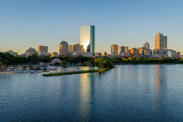 Fototapeta na wymiar The historical landmarks and sites of Boston, Massachusetts.
