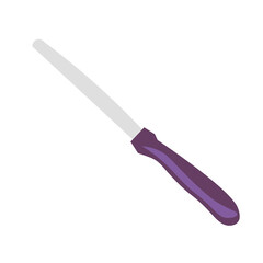 Confectioner's tool on white background