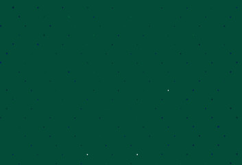 Light BLUE vector texture with playing cards.