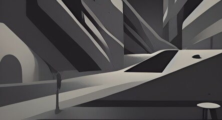 Obraz premium Black wall texture rough background dark concrete floor or old grunge background with black