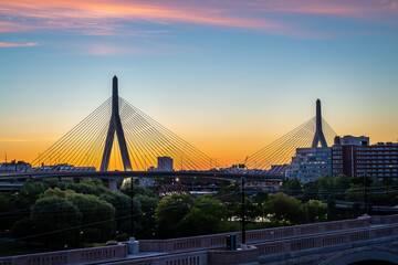 Obraz premium The historical landmarks and sites of Boston, Massachusetts.