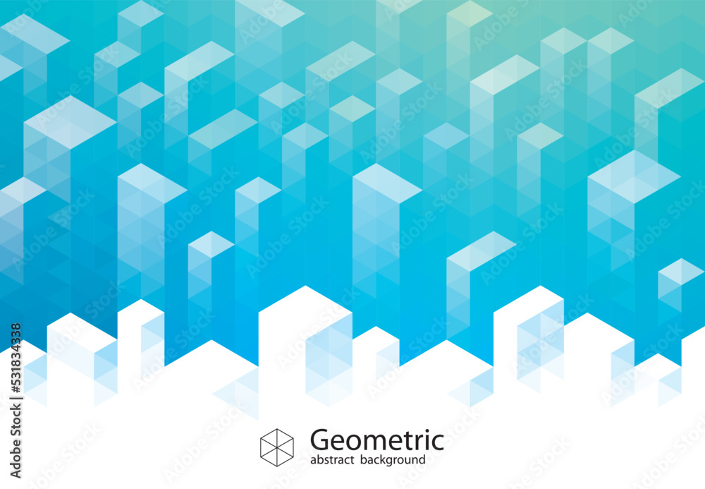 Poster Geometric modern pattern of urban architecture abstract background.