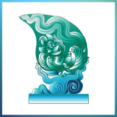 Vietnamese Traditional Decorative Art, Asian Pattern