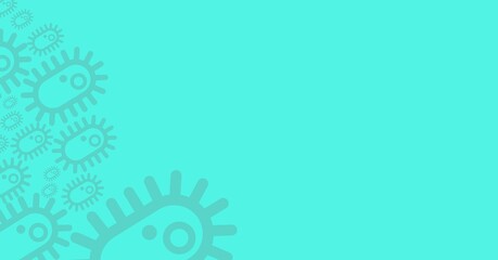 Illustration of coronavirus spreading. Precaution cleanliness hygiene for coronavirus  pandemic