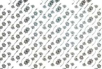 Light Black vector doodle backdrop.