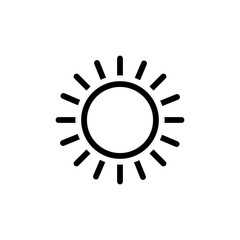 sun illustration logo