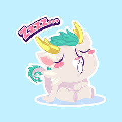cute dragon drawing cartoon, dragon sticker