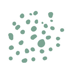 Hand drawn Abstract Dot Shape