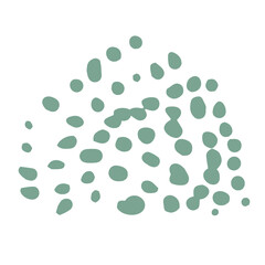 Hand drawn Abstract Dot Shape