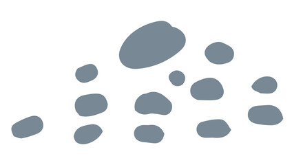 Hand drawn Abstract Dot Shape