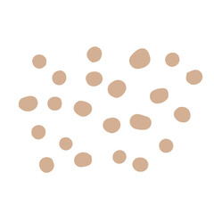 Hand drawn Abstract Dot Shape