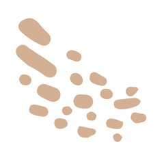 Hand drawn Abstract Dot Shape