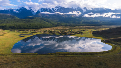 lake in the mountains