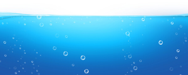 Liquid water with bubble transparent background