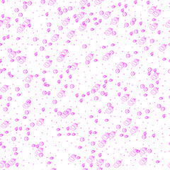 seamless pattern background with bubbles