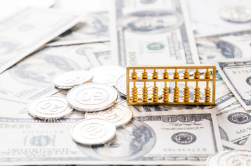 Fototapeta premium Financial investment stock growth concept map