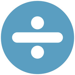 division icon sign and symbol. division color icon for website design and mobile app development. Simple Element from essential collection collection isolated on black background