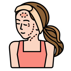woman line icon