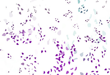 Light purple vector backdrop with abstract shapes.
