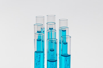 Biochemistry glass test tube apparatus