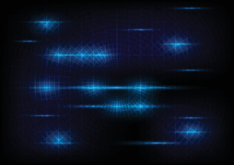 Abstract background vector design graphic technology digital network communication 