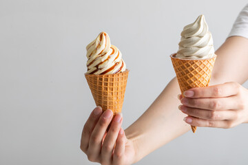 ソフトクリーム　ice cream	