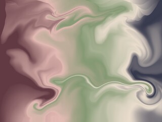 Obraz premium Liquify Abstract Pattern design of 6 colors combination. Soft colorful background, design for Mobile applications.