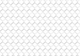 Naklejka premium White geometric shape papercut background, grey abstract 3d design pattern, origami style illustration
