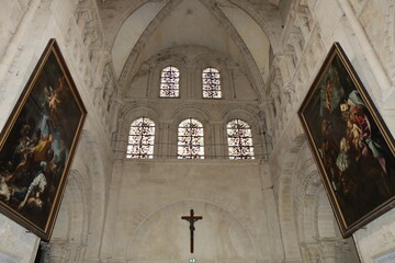 L'abbaye aux dames, abbaye bénédictine, ville de Caen, département du Calvados, France