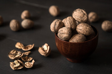 healthy walnuts on the table