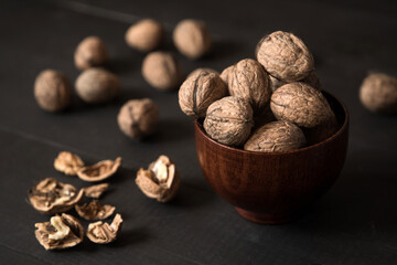 healthy walnuts on the table