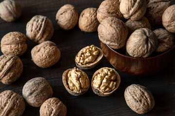 healthy walnuts on the table