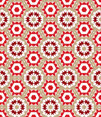 Geometric pattern. Seamless vector background. Ethnic graphic design.