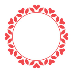 Decorative frame Elegant vector element for design in Eastern style, place for text. Floral pink and white border. Lace illustration for invitations and greeting cards