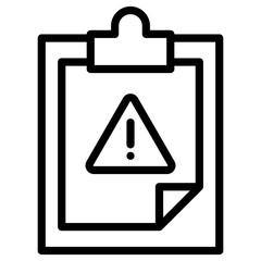 notes danger icon