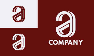 letter A logo design suitable for all industries