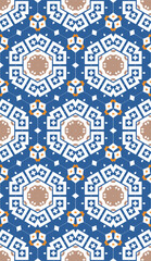 Geometric pattern. Seamless vector background. Ethnic graphic design.