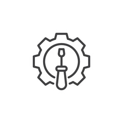 Support service line icon