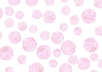 菊の和柄水彩背景