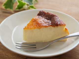 手作りのバスクチーズケーキ
