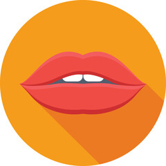 Lips Vector Icon