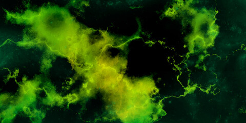 abstracts green and blacked background and abstract background, uneven surface, coating abstract blaze fire flame texture or background. Wall grunge texture with red tones. 